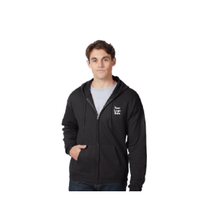 Hanes Adult EcoSmart® Full-Zip Hooded Sweatshirt  (P180)